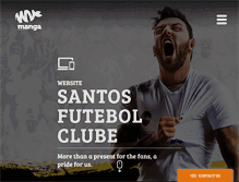 Tablet Screenshot of agenciamanga.com.br